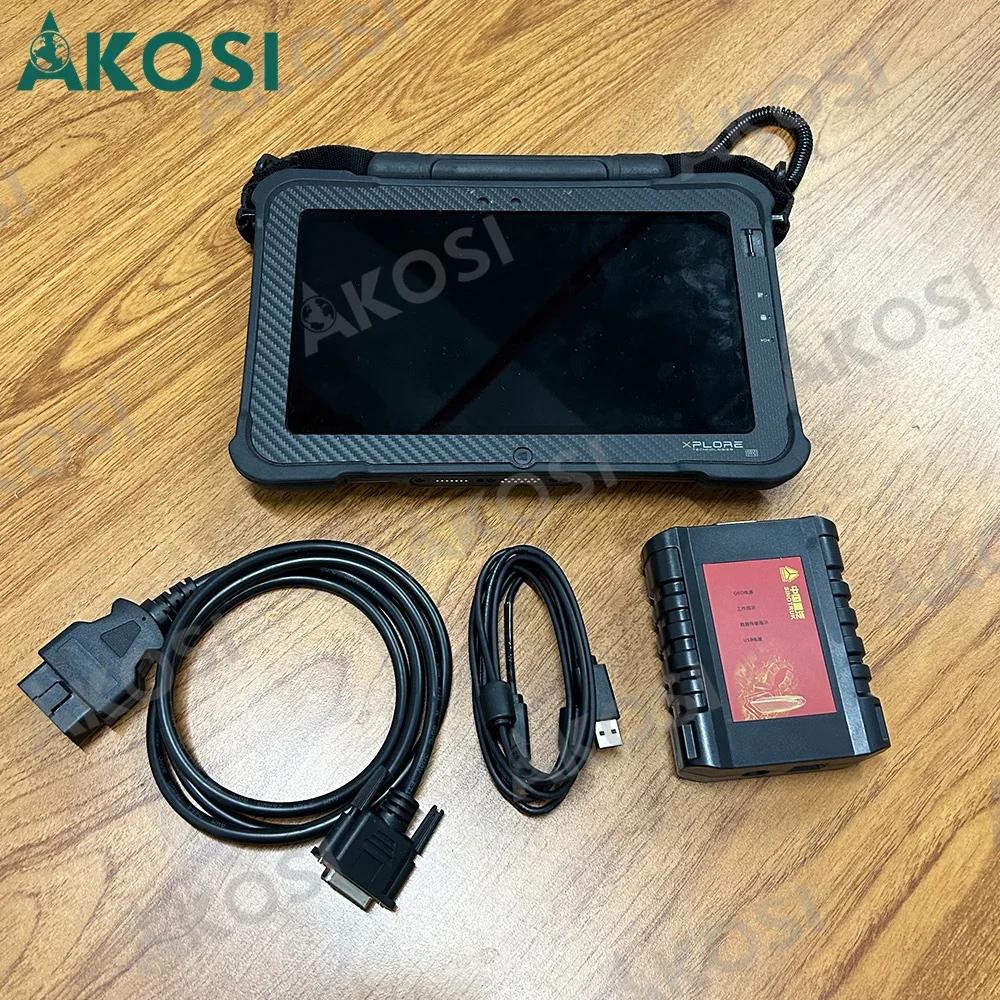 

Truck Scanner Diagnostic Interface For HOWO SINOTRUK Cnhtc Diesel Engine Heavy Duty Diagnostic Tool with Xplore tablet