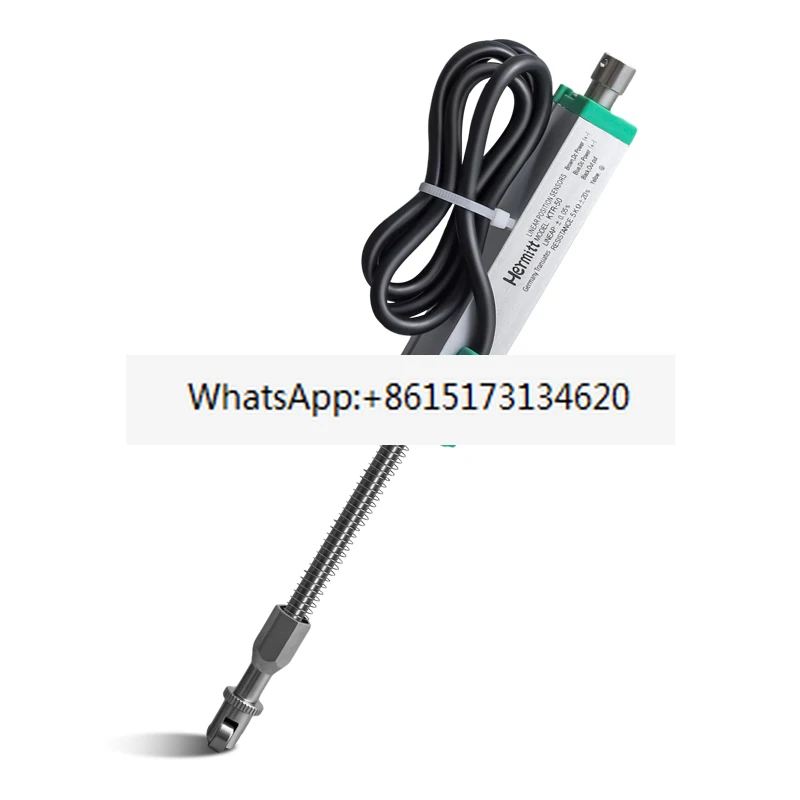

Self-resetting linear displacement transducer spring miniature tie rod electronic / springback high-precision resistance ruler
