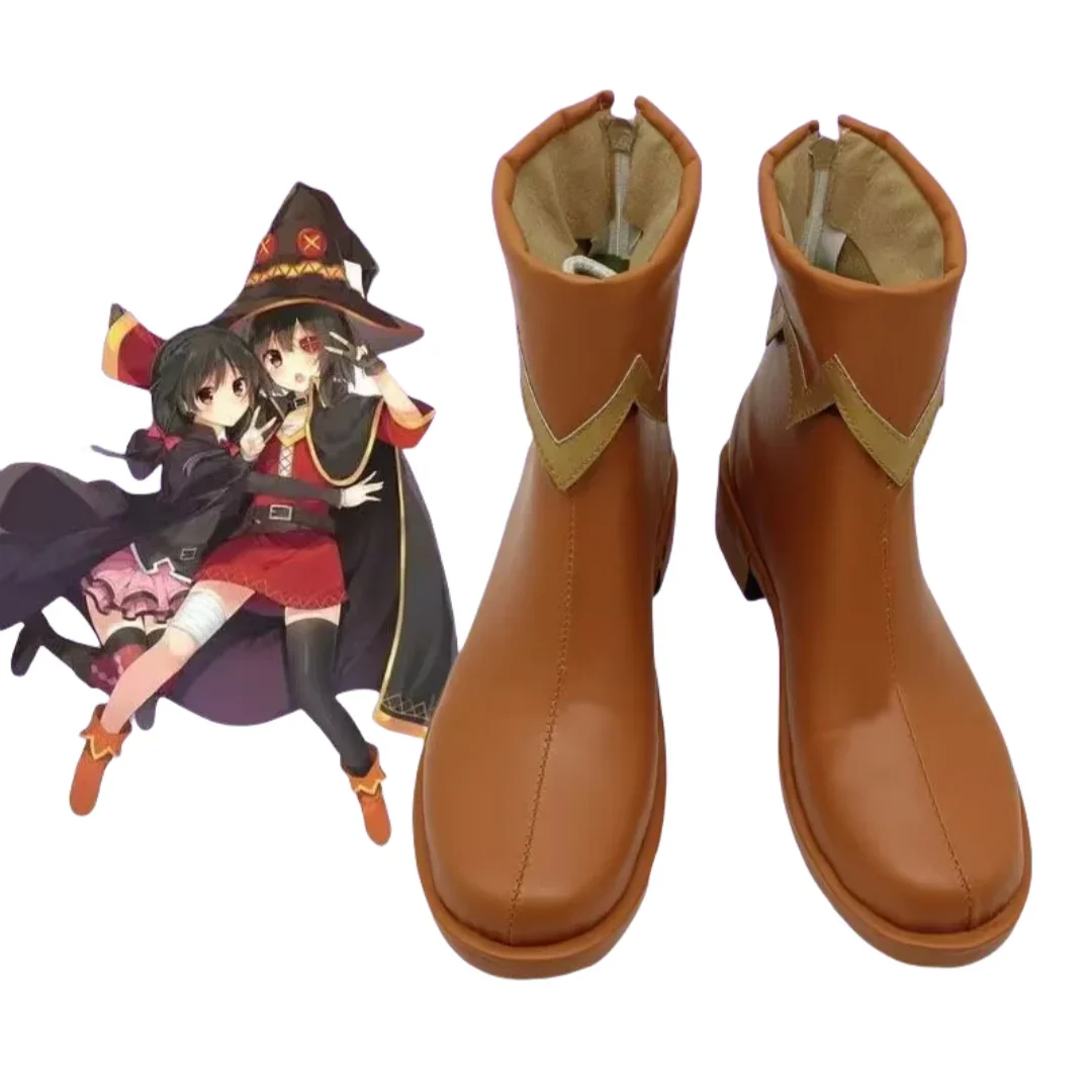 Anime  Shoes Game God's Blessing on this Wonderful World Megumin  Cosplay Boots Halloween Costume Accessories Props Made