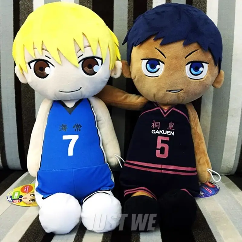 

Мягкая баскетбольная кукла Kuroko's Kise Ryota Aomine Daiki, 48 см, мягкая хлопковая кукла, игрушки для детей и взрослых, подарок на день рождения
