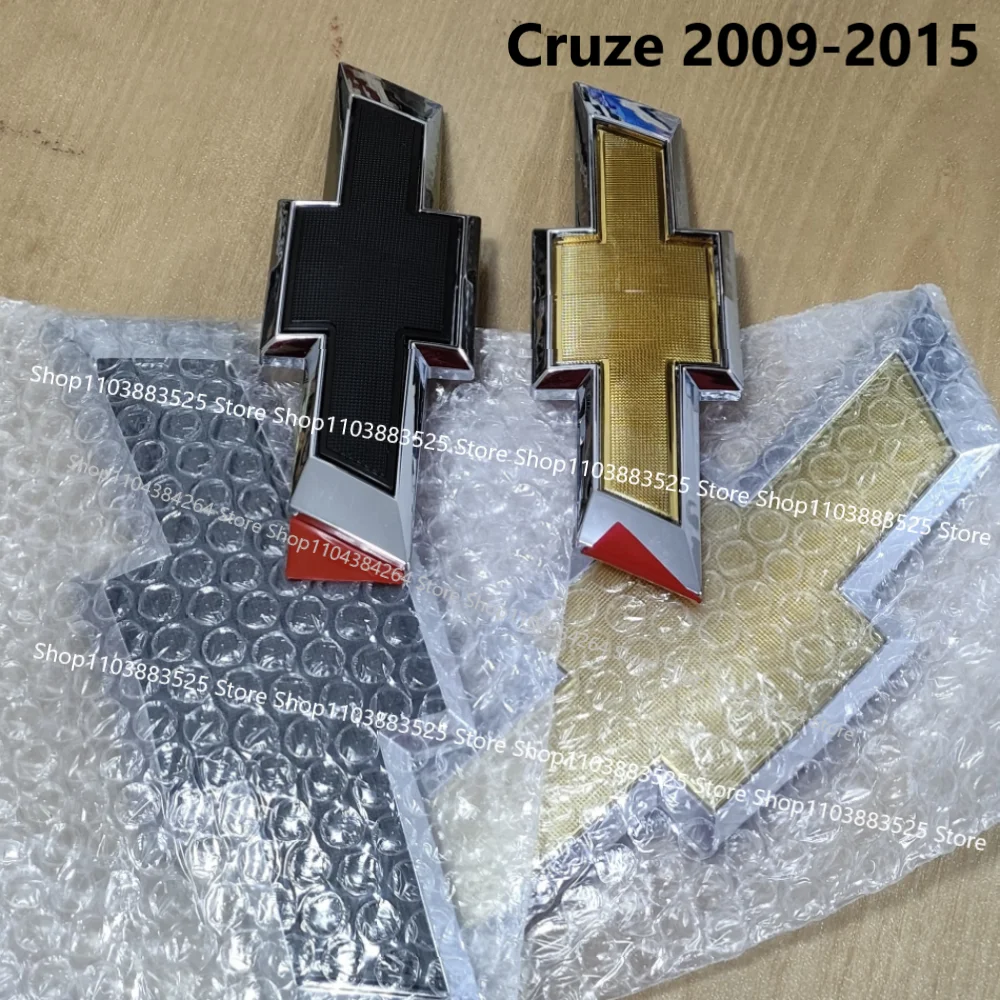 

Yellow or Black Center Front Logo Front Badge Emblem Rear Trunk Emblem Badge Sticker for Cruze 2009-2015 Badge Accessories