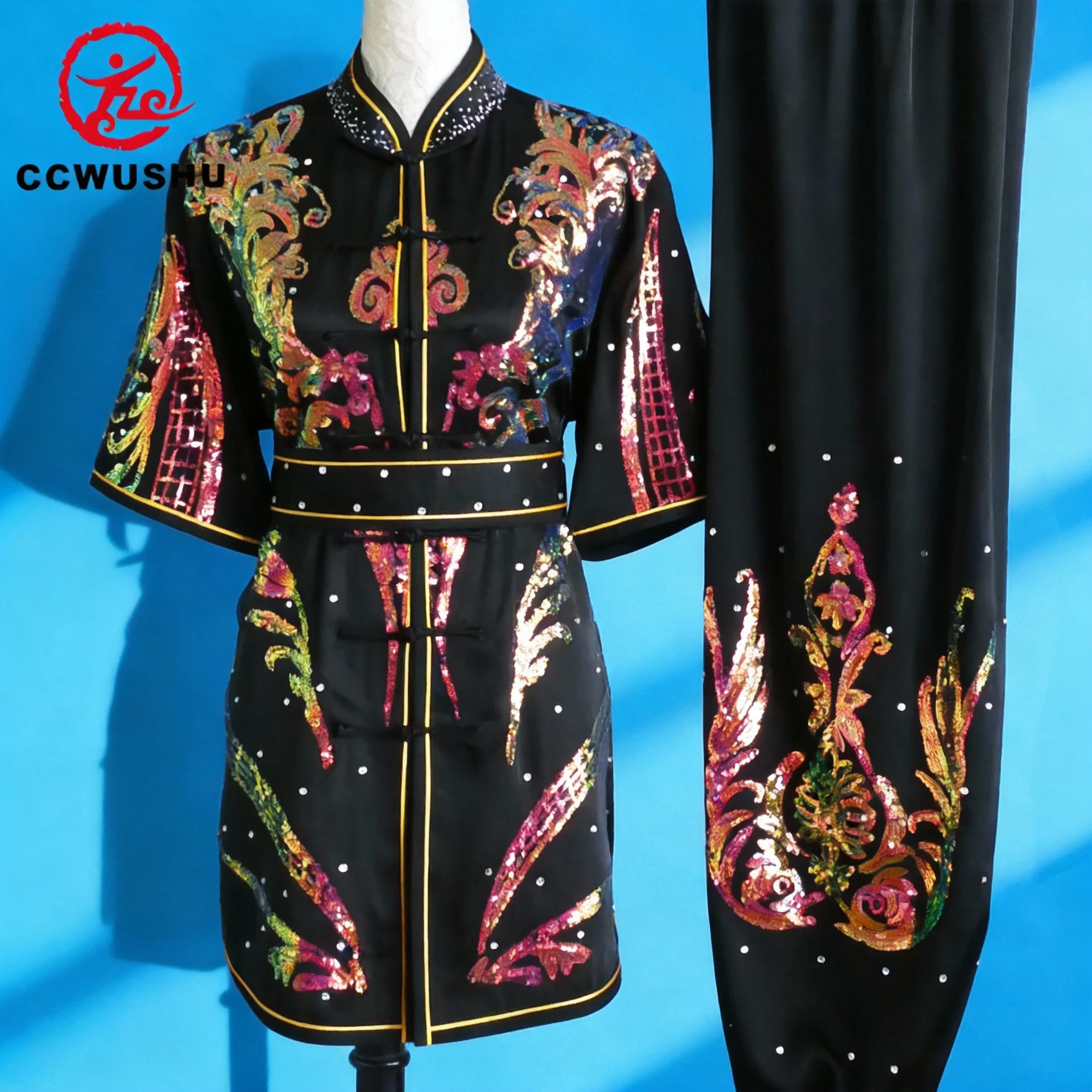 

Индивидуальная одежда для ушу, одежда для соревнований по боевым искусствам, костюмы для ушу, тайцзи, чанцюань, униформа CCWUSHU