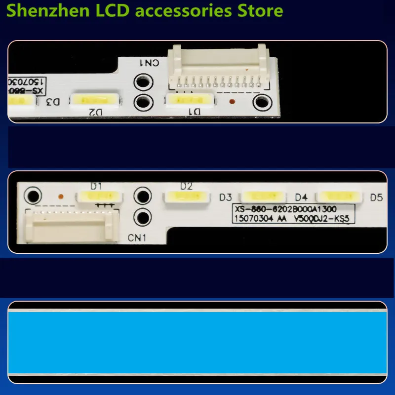 Pour 50 pouces TCL Sharp LCD-50MY63 LC-50U30T LCD-50DS6000A 6202B000A2300 550MM 6V 48LED 100% Nouvelle bande de rétroéclairage LED