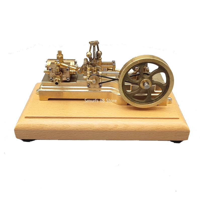 S10 Metal Horizontal Engine Model Single Cylinder Steam Engine Model RC Steam Boat Power Model Physics Experiment Toy