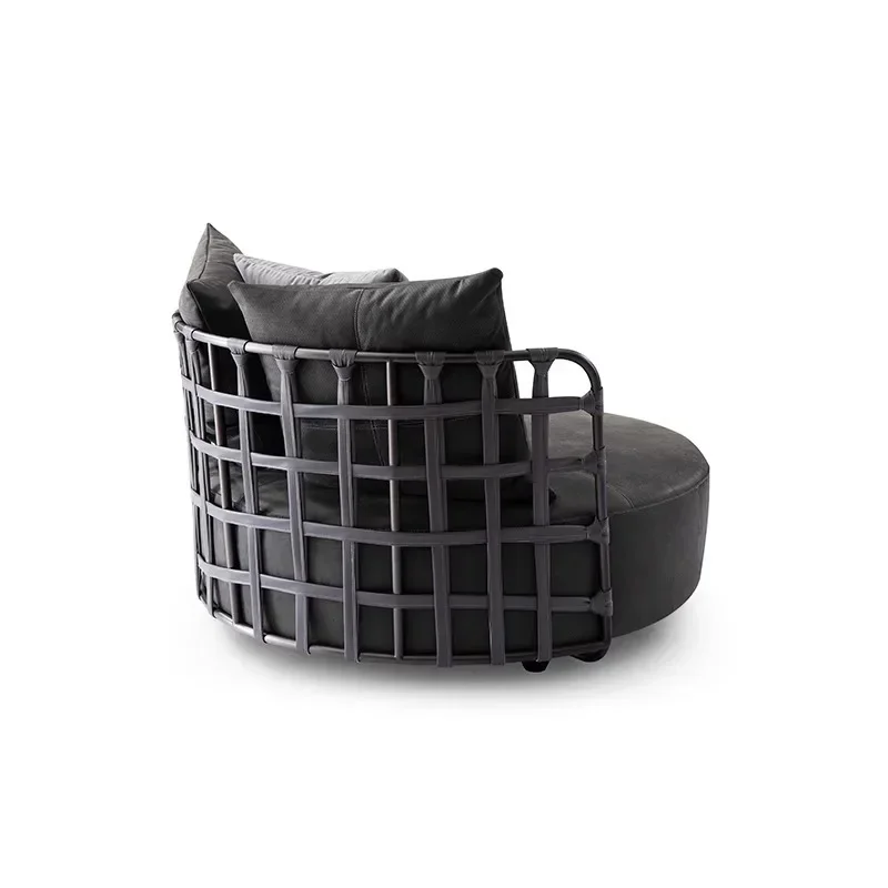 Minimalist light luxury villa living room single leisure chair