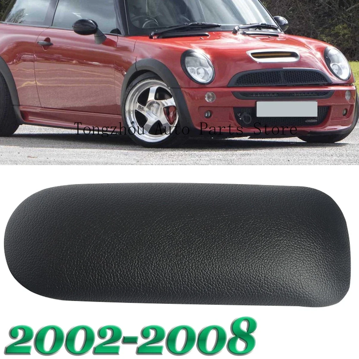Leather Center Console Armrest Cover Lid 51166954297 For BMW Mini Cooper 2002 2003 2004 2005 2006 2007 2008 New