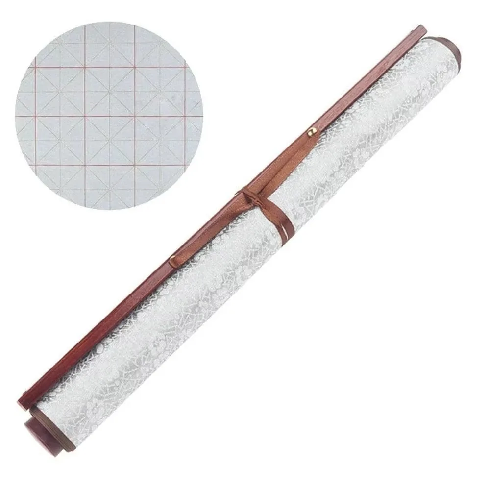 Reusable Calligraphy Cloth Water Writing Practicing Water Writing Cloth Character Grid Scrolls Calligraphy Practicing Cloth