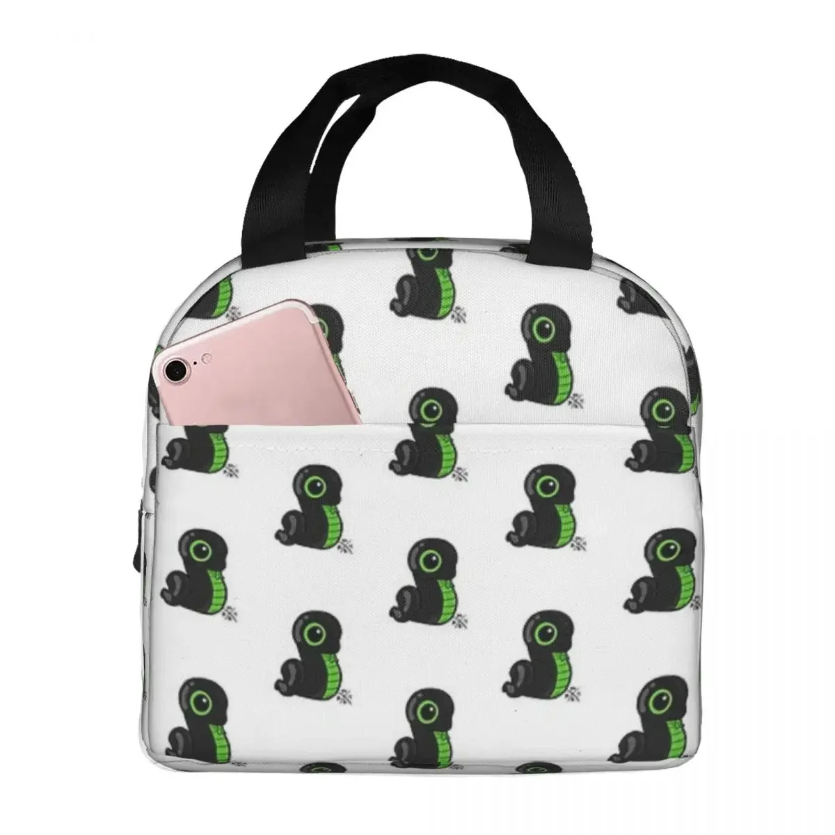 Sneki Snek Fan Design Razer Sticker Lunch Bags Insulated Bento Box Portable Lunch Tote Resuable Picnic Bags for Woman Girl