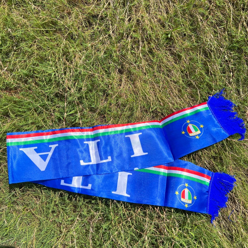 Italy scarf 14x130cm Italia flag Football Soccer Italy Italian National Flag Scarf sport decora
