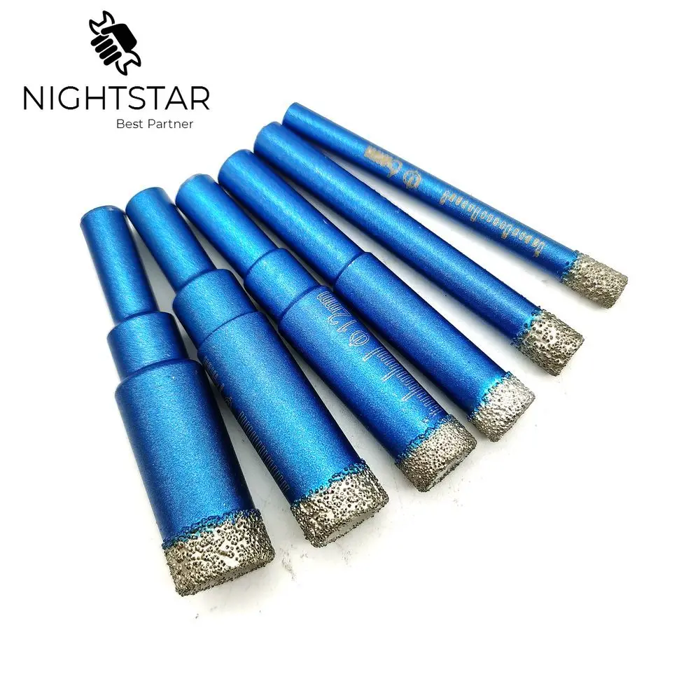 Krachtige 1Pcs Dry Vacuum Brazed Diamond Drilling Core Bits Ceramic Tile Hole Saw Granite Marble Drill Bits 6 8 10 12 14 16mm