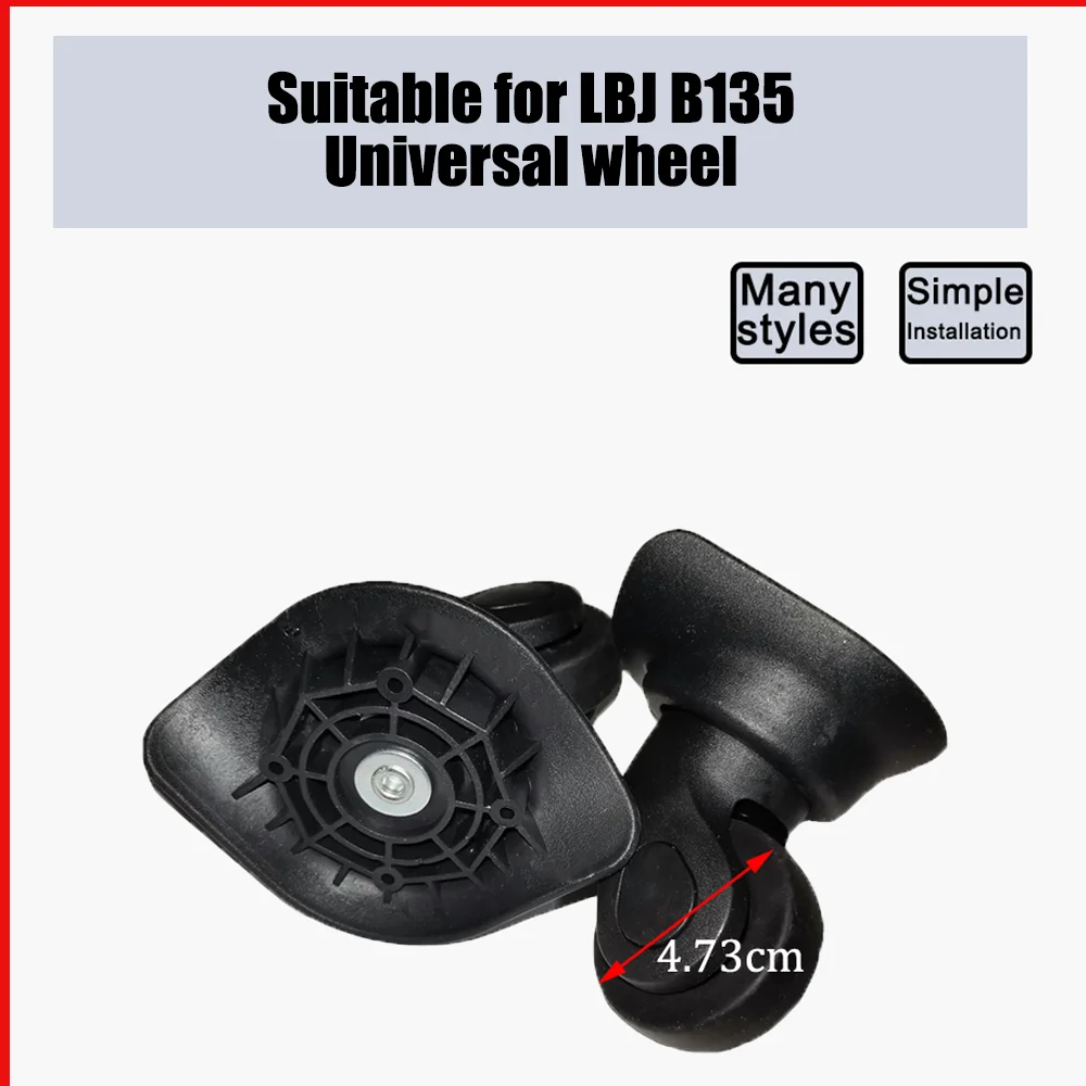 

Suitable For LBJ B135 Trolley Case Wheel Pulley Sliding Casters Universal Wheel Luggage Wheel Slient Wear-resistant Smooth