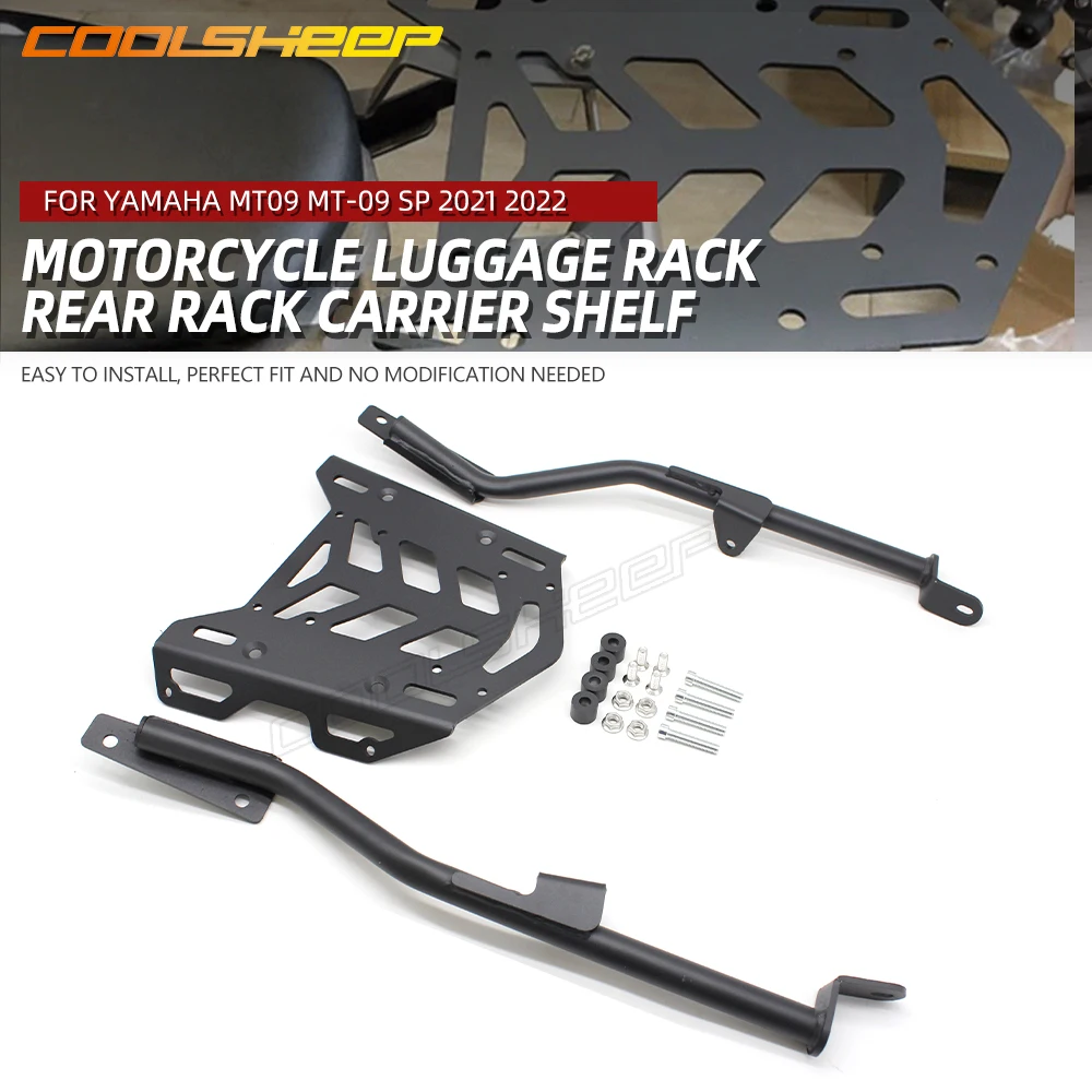 

Motorcycle Luggage Rack For YAMAHA MT09 MT-09 SP 2021 2022 Rear Rack Carrier Shelf Top Box Holder Support Bracket Accessories