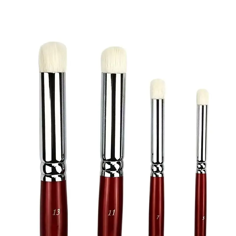 Miniature Dry Brush Painting Kit 3/4/6Pcs Wear Resistant Detail Brushes for Figurine Model Hobby Art Creation