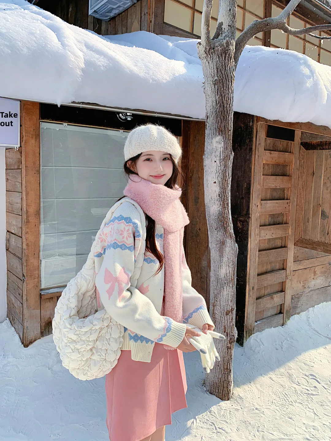 

Уютный вязаный кардиган Thiened, женский зимний теплый свободный свитер, верхняя одежда, мягкий длинный свек с мотивом Fair Isle, круглый Ne