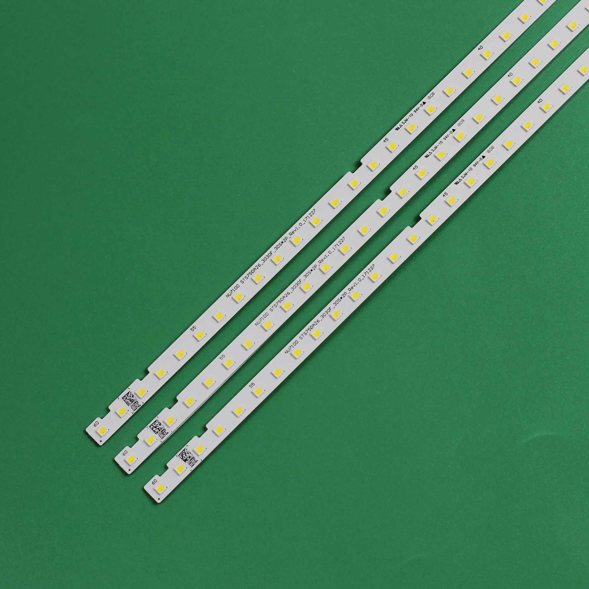 LED Strip For Samsung UE75RU7200 75NU7100 75RU7100 UA75RU7100K UN75RU7100 UA75RU7100 UE75RU7100 BN61-15487A BN96-46078A