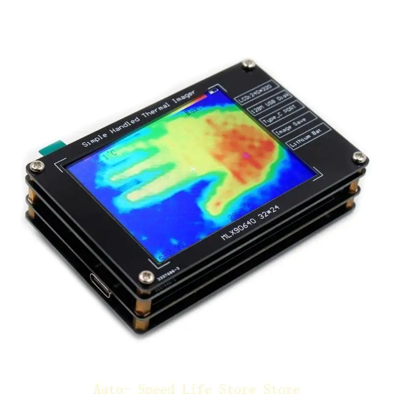 

02DA 2.8‘’ Mobile Thermal Imaging Camera Type-C Temp -40~300℃