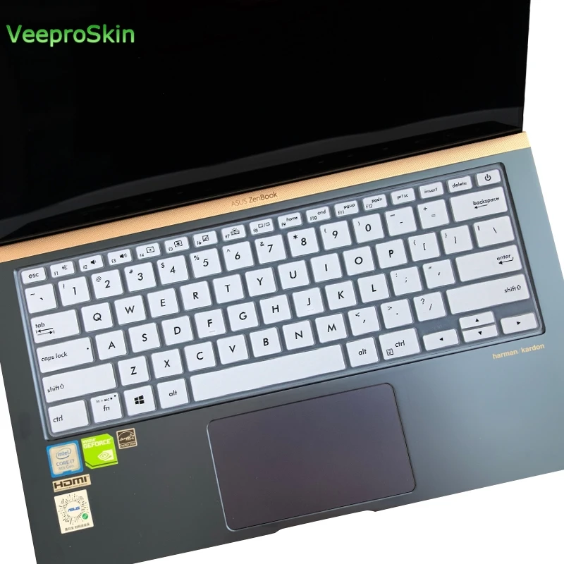 

laptop Silicone Keyboard cover skin For ASUS ZenBook 14 UX434 UX434FL ux434flc UX431 UX431FN UX431FA UX392 UX392FN UX392FA