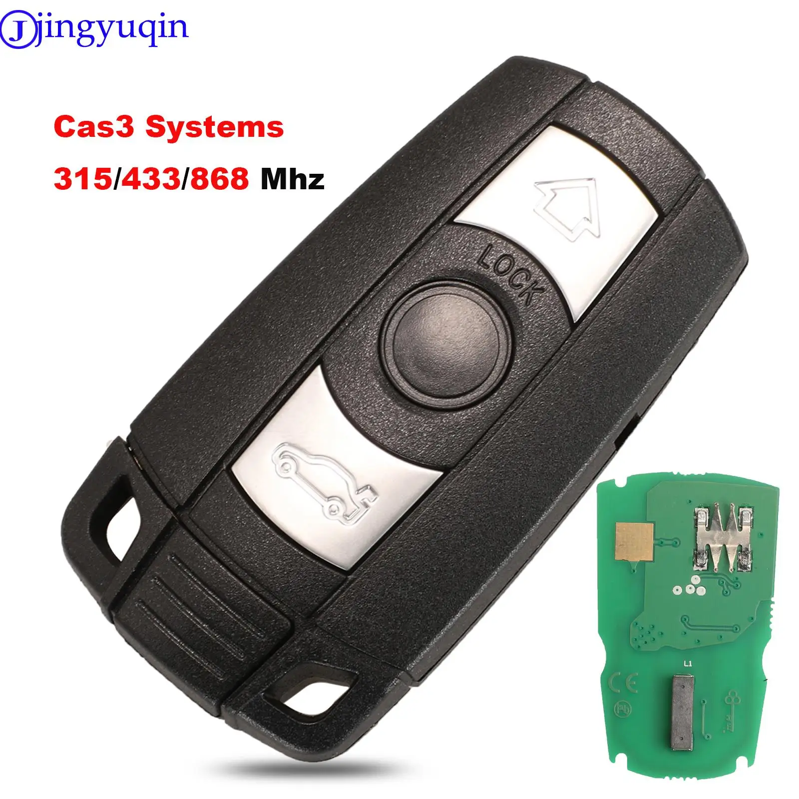 jingyuqin 868MHz 315MHZ 433mhz Car Remote Smart Key for BMW 1/3/5/7 Series X5 X6 Z4 CAS3 System