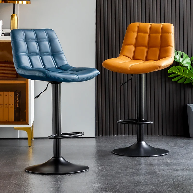 หรูหราอุตสาหกรรมเก้าอี้บาร์Nordic Modern Kitchenสูงเก้าอี้รับประทานอาหารErgonomicปรับSgabello Cucina Altoเฟอร์นิเจอร์บาร์