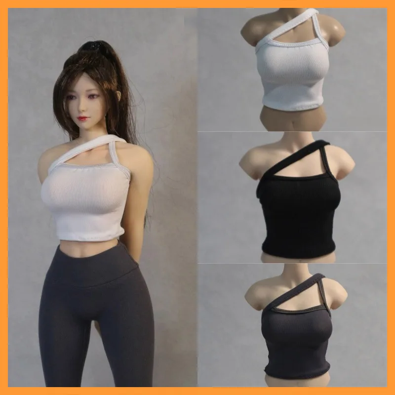 

DMTOYS 1/6 Scale Multi Color Optional Diagonal Shoulder Strap Design Tight Vest Fit 12inch Action Figure Model Toys