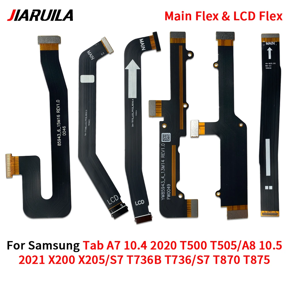 Main FPC LCD Display Connect Mainboard Flex Cable Ribbon For Samsung Tab A7 10.4 2020 T500 T505 A8 10.5 2021 X200 X205 S7 T736 image 6