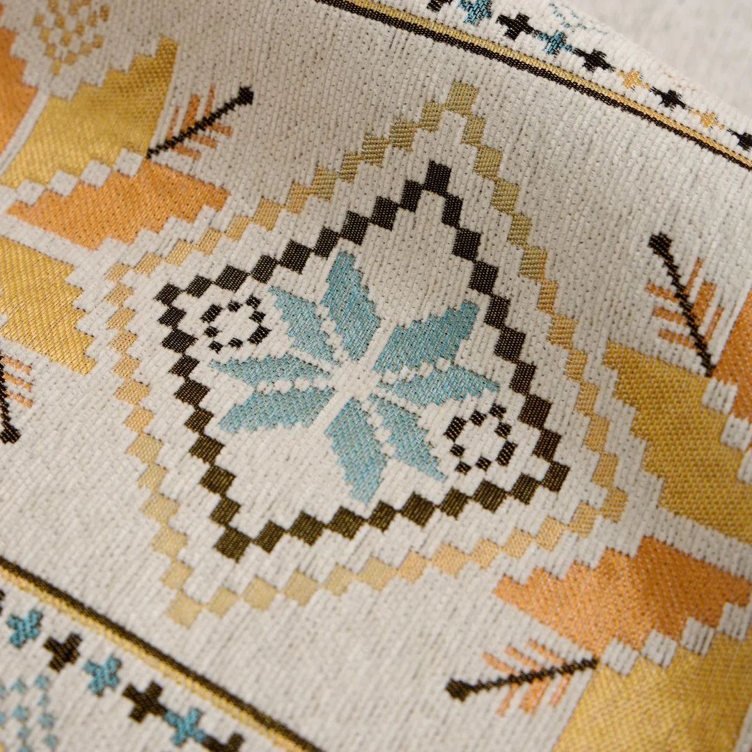1 Stück Bohemian Jacquard Chenille Sofa Handtuch Boho Stil Sofabezug für alle Jahreszeiten Wohnzimmer Couch Möbelschutz Dekor – Detail 3
