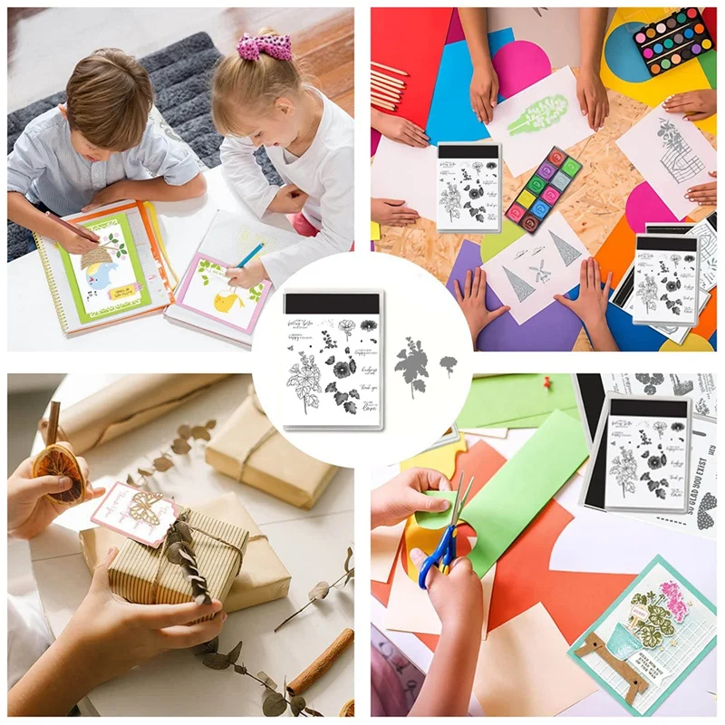 Dies And Stamp Decoration Stamping Card Silicone Stamp Decoration For Card Making For Gifts (5617)