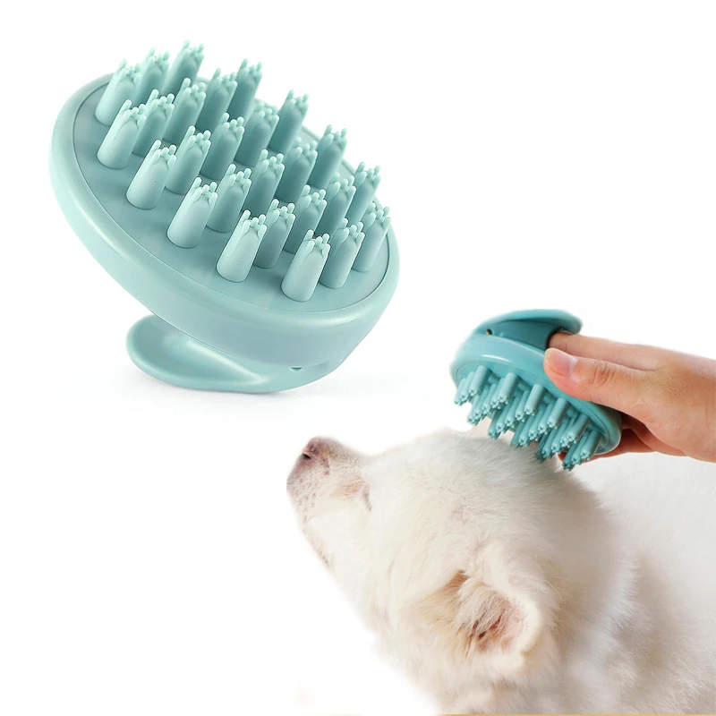 

Pet Washer Dog Cat Massage Brush Comb Cleaner Puppy Wash Tools Soft Gentle Silicone Bristles Quickly Cleaing Brush Tools