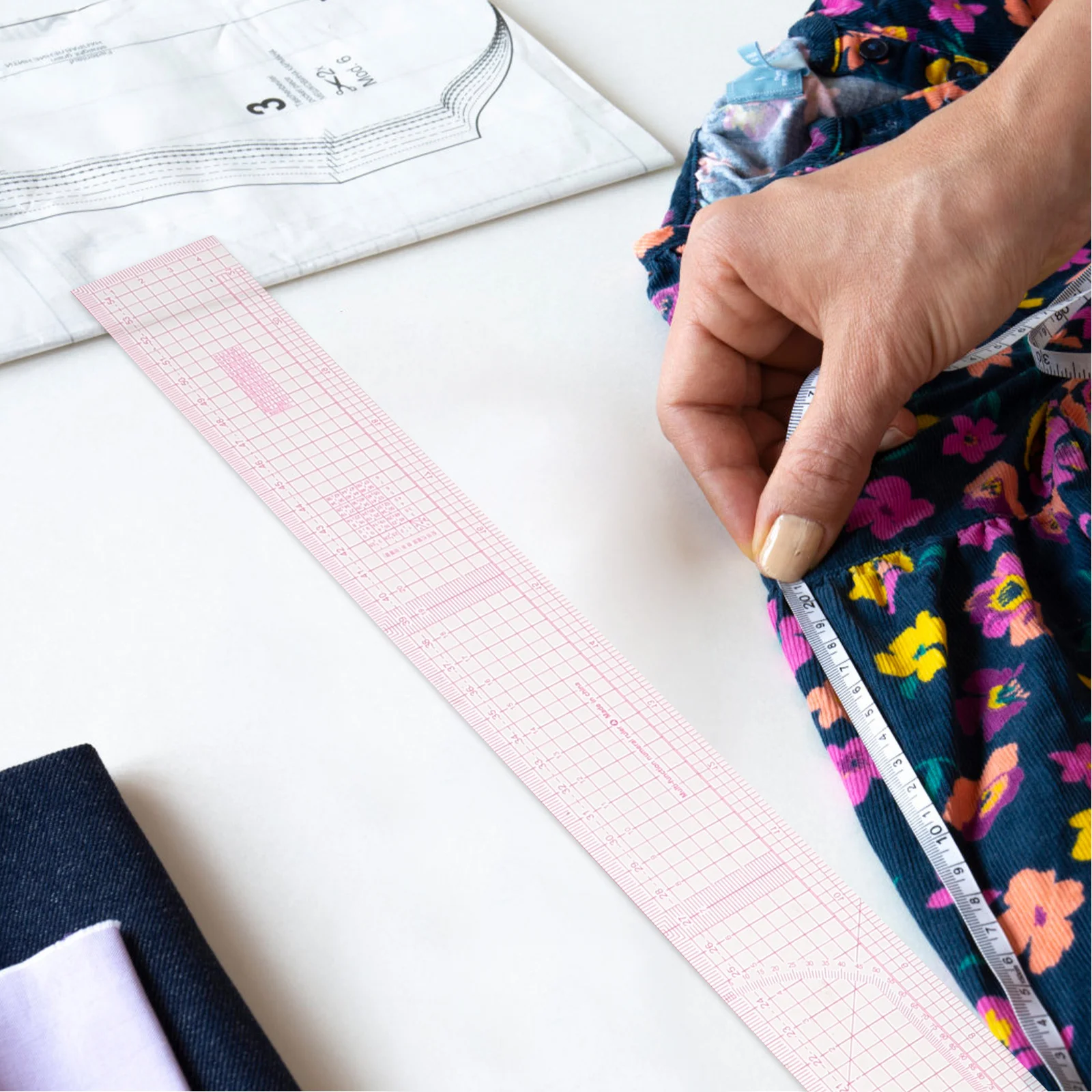 3Pcs Sewing Curve Ruler Set French Curve Transparent Tailor Pattern Making Tools for Dressmakers Quilting Cutting and Sewing