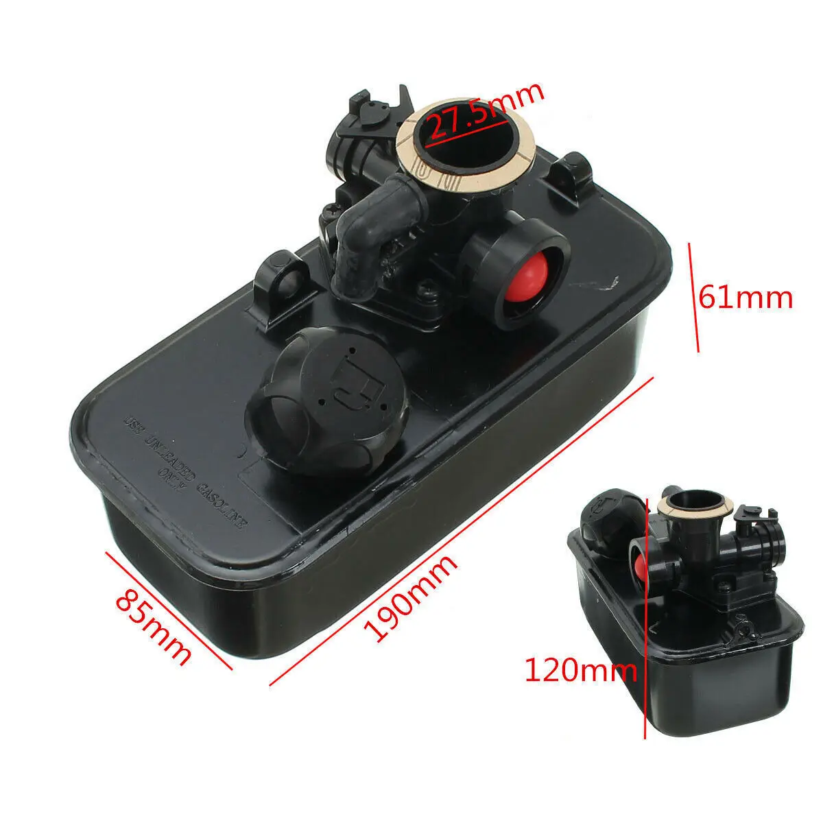 494406 Fuel Tank and 795477 Carburetor for Briggs Stratton 498809 498809A 795469 794147 699660 Carby Primer