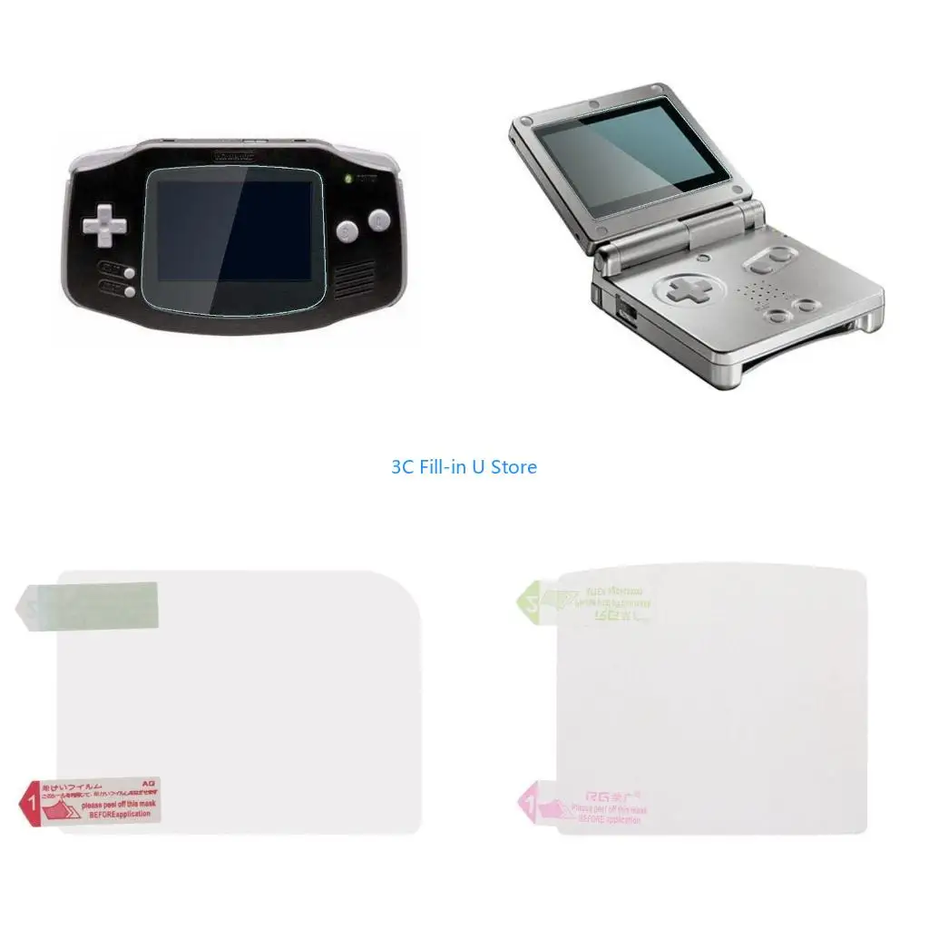 g8ta-advance-для-для-gbc-system-Пластиковый-экранный-объектив-Самоклеящаяся-линза