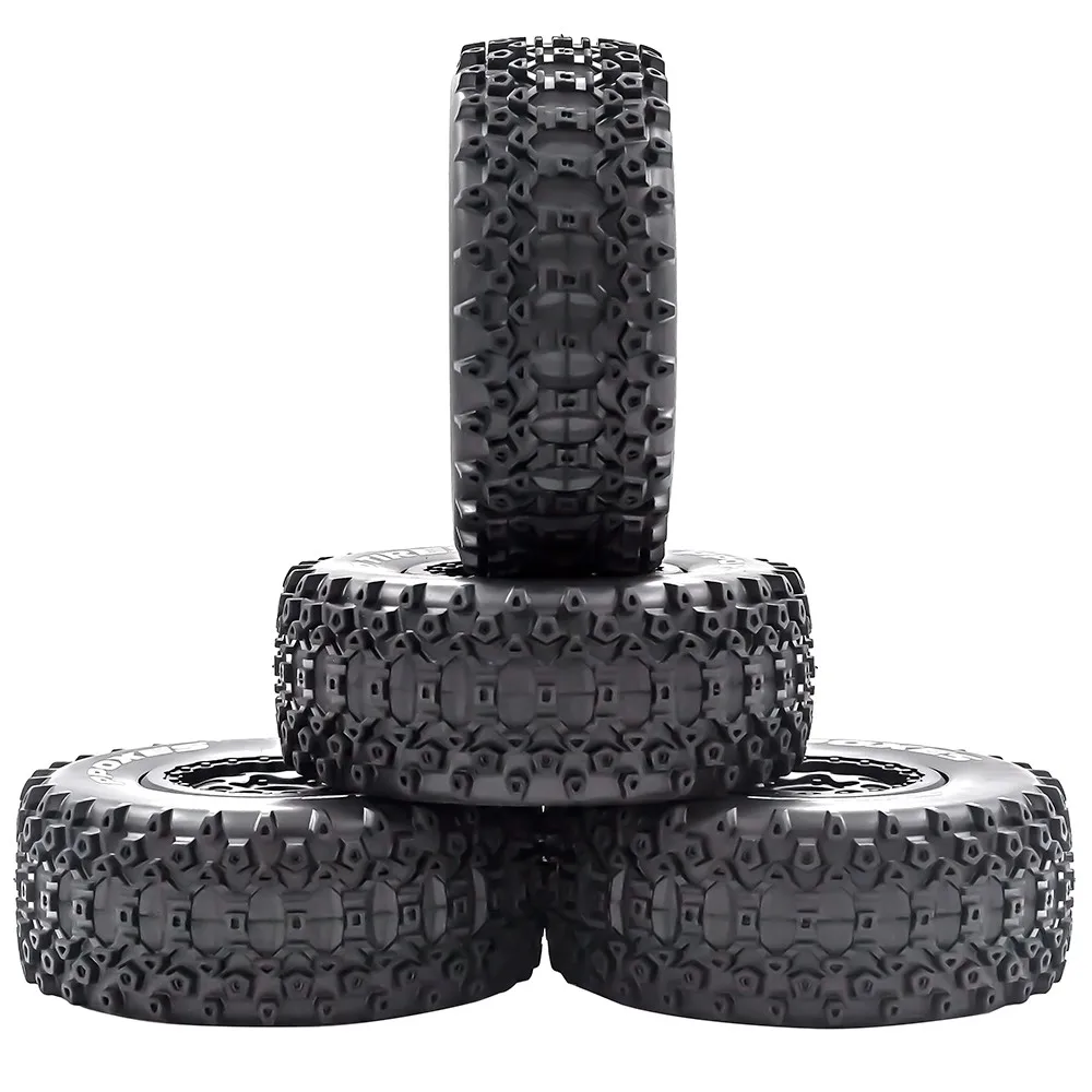 4 Stück 112 mm 1/10 Short Course Truck Reifen Reifen Rad mit 12 mm Sechskant für Slash Arrma Senton HuanQi 727 Vkar 10sc Hpi Rc Auto – Detail 12