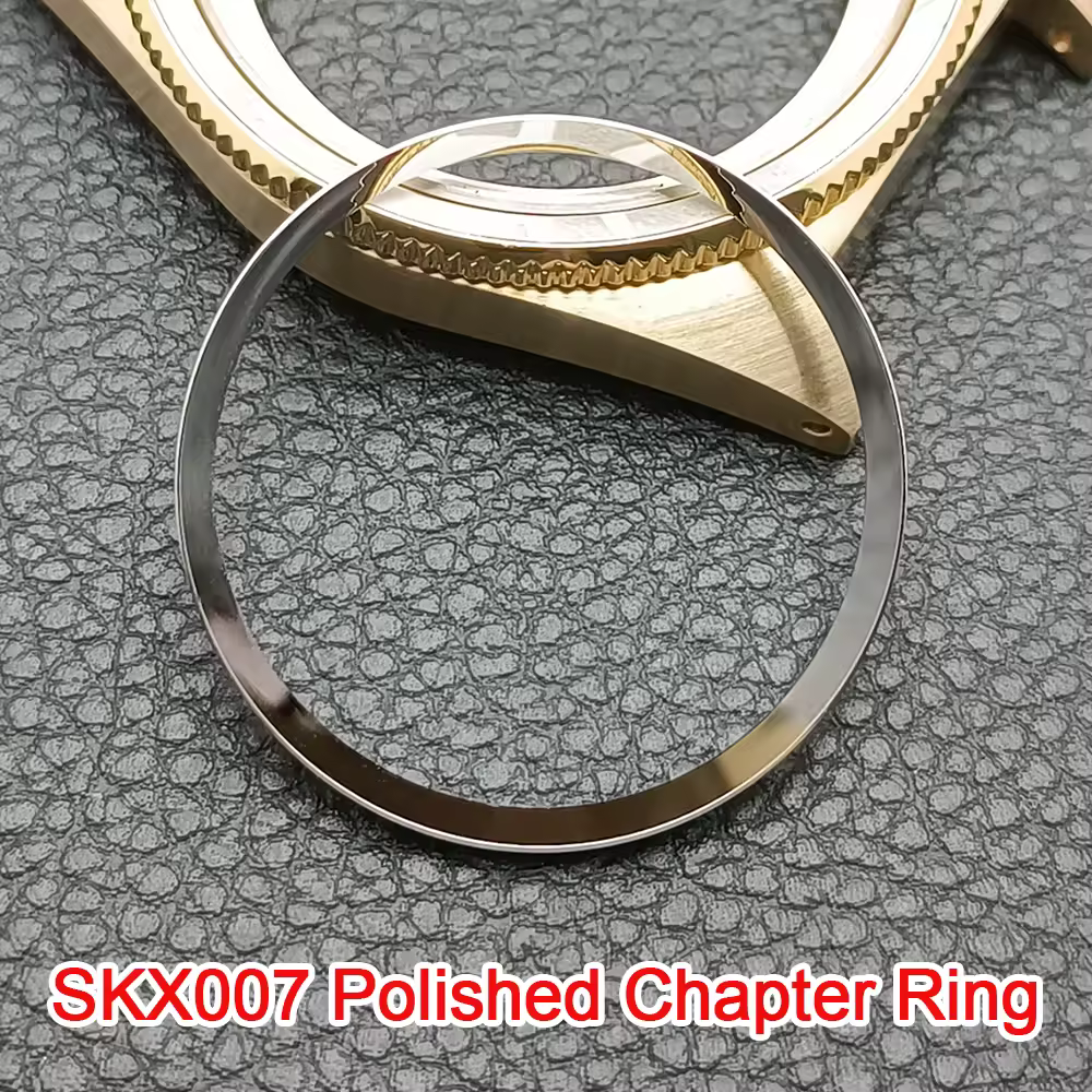 Mod Watch Anello capitolo di alta qualità adatto per la cassa dell'orologio NH35 NH36 Sostituisci l'anello interno in rame duro, parti della cassa dell'orologio di dimensioni 30,3 * 27,3 mm