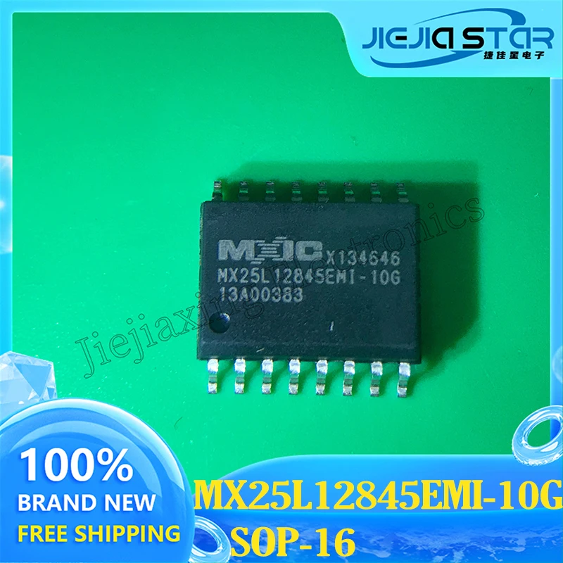 MX25L12845EMI-10G-Router MX25L12845 importado, 16M, Chip de memoria Flash SOP-16 100%, electrónica nueva y Original