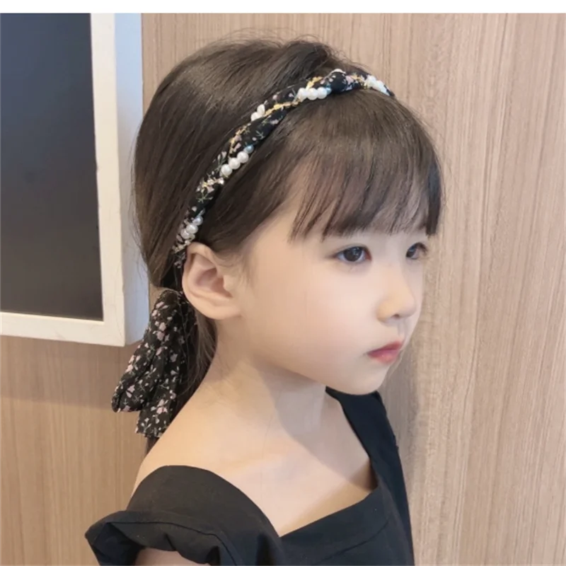 ที่คาดผมแตกหักสำหรับเด็กลายดอกไม้ที่คาดผมแบบมีฟันเครื่องประดับผมกันลื่นกิ๊บติดผมน่ารักสำหรับเด็กผู้หญิง