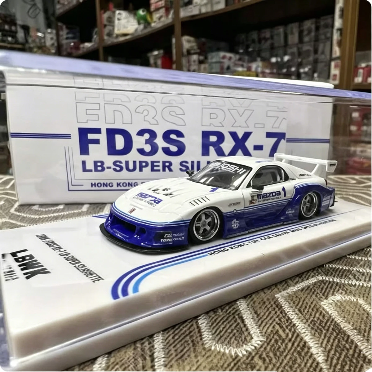

INNO64 1:64 Mazda RX-7 FD3S LB-Super Silhouette Hong Kong Toy Car Salon Special Edition Diecast Car Model In Stock Ready To Ship