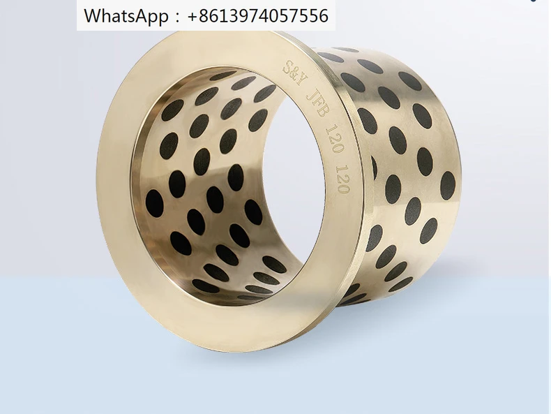 

JFB3038, 3040, 3545, shoulder free oil bushing, flange, self-lubricating bearing, flanged graphite copper sleeve, MPFZ 5 Pack