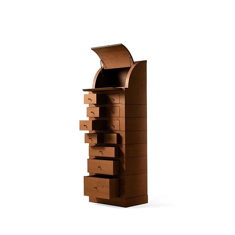 High cabinet high-end household wall rotatable vertical locker