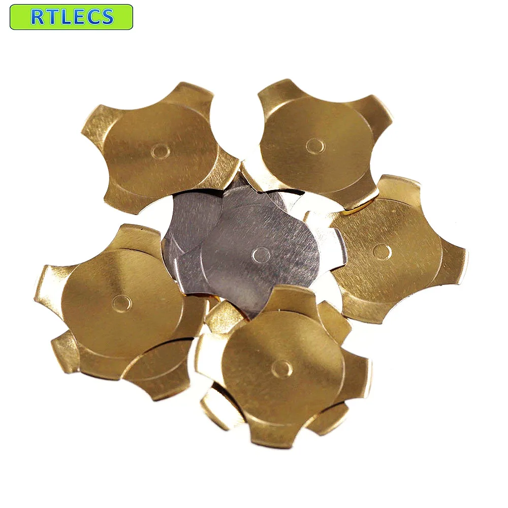 20pcs Gold Plating 6.0 8.0 8.4 10.0 12.0 14.0 16.0 mm Diameter Single Cross Shape Metal Dome Snap Dome Switch SPST Array switch