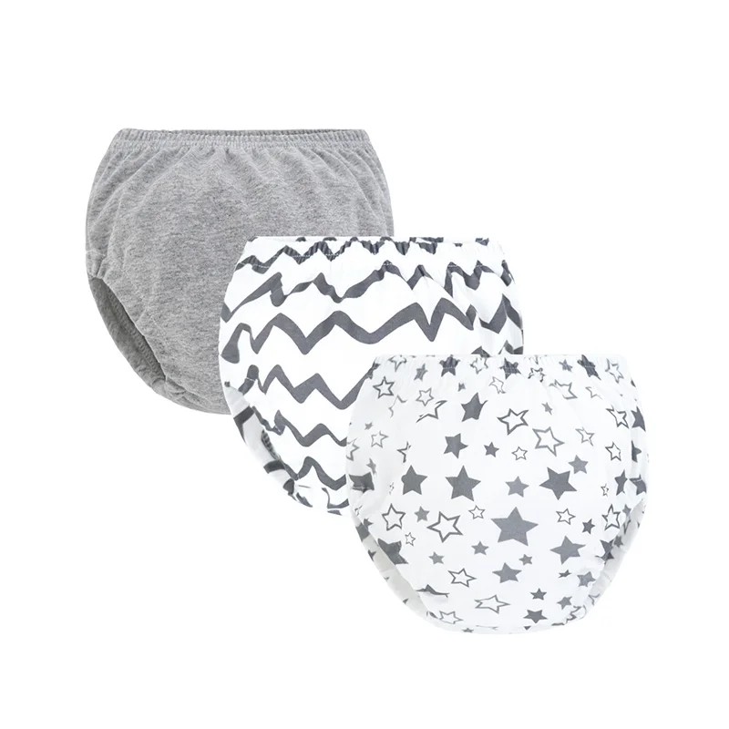 3 stks/set Peuter Slipje Zomer Leuke Cartoon Print Ondergoed Baby Herbruikbare Ademende Katoenen Shorts Ondergoed Voor Kinderen 3M-12M