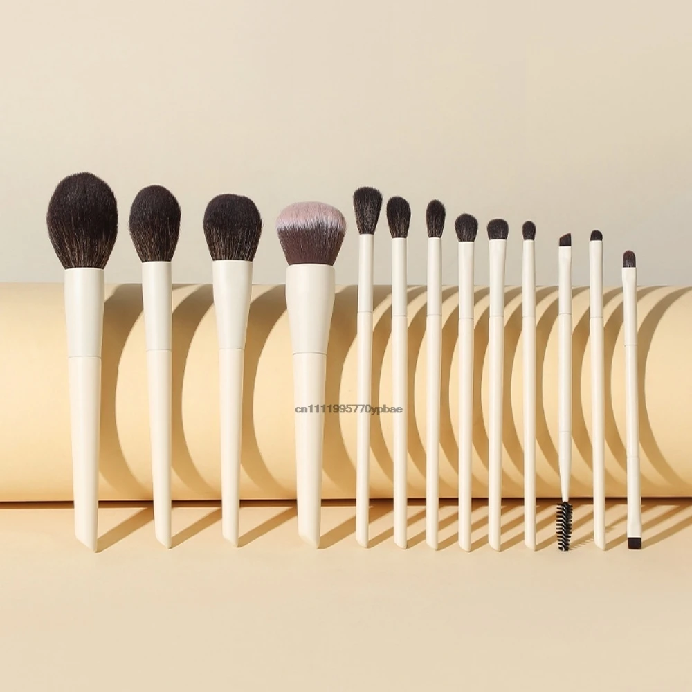 Makeup Brush Set Brochas Maquillaje 13Pcs Synthetic Fluffy Eye Cosmetic Professional Home Beauty Blending Tool Makeup Brush Set