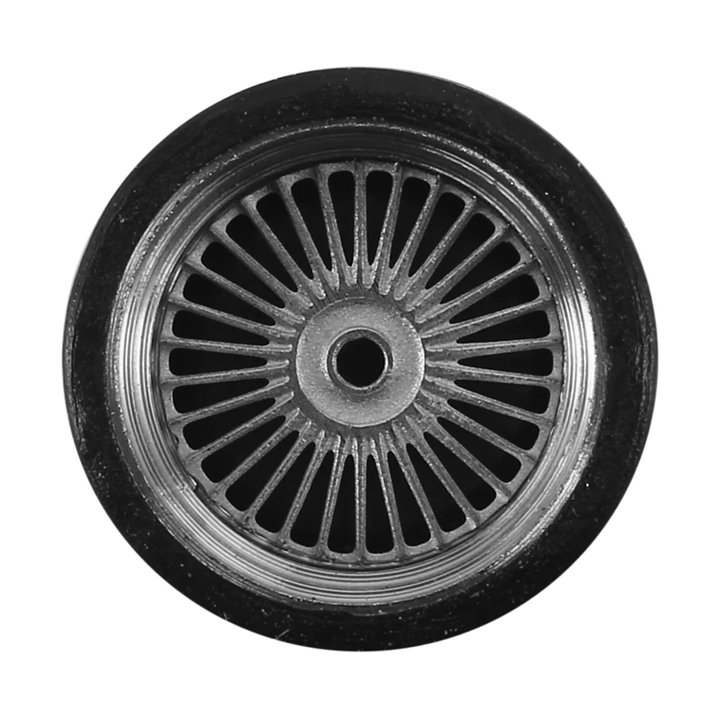 4Pcs 1/64 Scale Alloy Wheels Tire Alloy Model Car General Modified Tire For 1:64 Vehicles General Model Tire