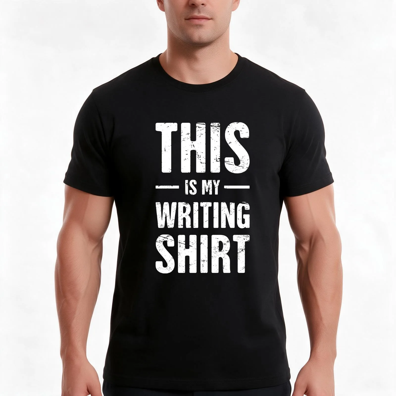 This Is My Writing Shirt | Funny Novelist Gift T-Shirt, Summer Casual Cotton Tee, Oversized Streetwear Tops, Unisex Men Women