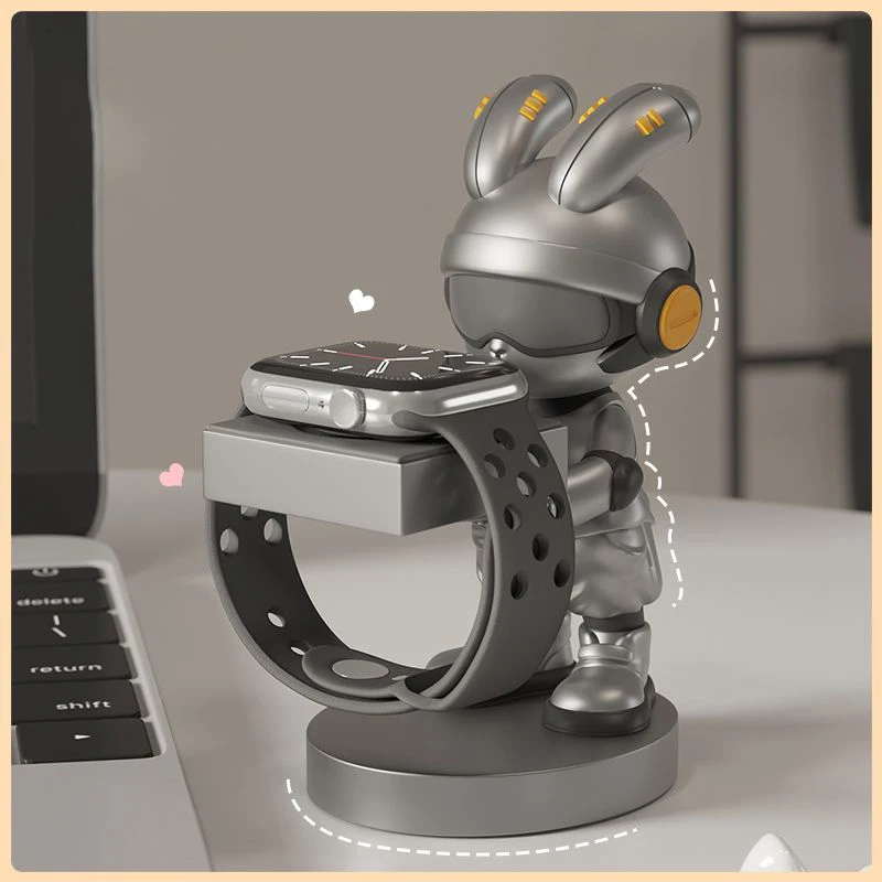 Cool Rabbit Watch Stand for Apple Ultra 2 Watch Charger Holder for iWatch 9 8/7/6/5/4/3/se Charging Desktop Holder Accessories