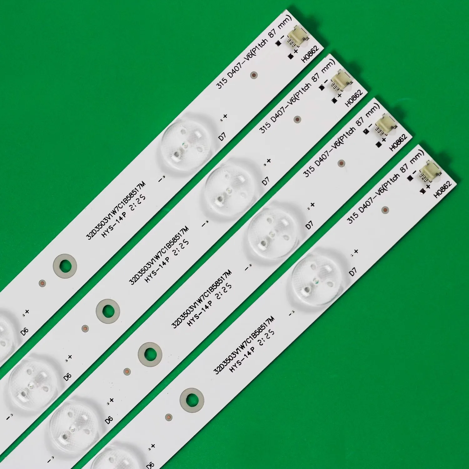 Anwendbar auf sky worth 32 e309r 32 e30tr Lichtst reifen, guanjie aoc t3240m Lichtst reifen, 4 Stück, 7 Stück, Aluminiums ub strat