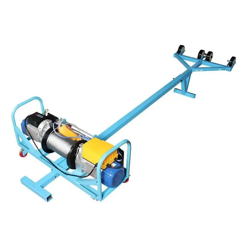 デュアルモータークレーン 220V 家庭用ドア・窓ガラス吊り上げクレーン 小型1トン電動吊り上げクレーン