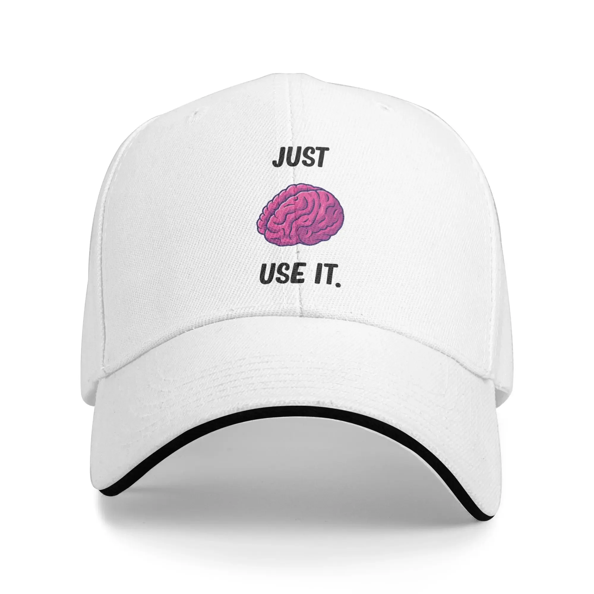 New Just Use It. Funny Mind Sandwich Caps Men Women ,Hip-Hop Caps Fishing Hat Breathable Polyester Baseball Caps Wholesale New