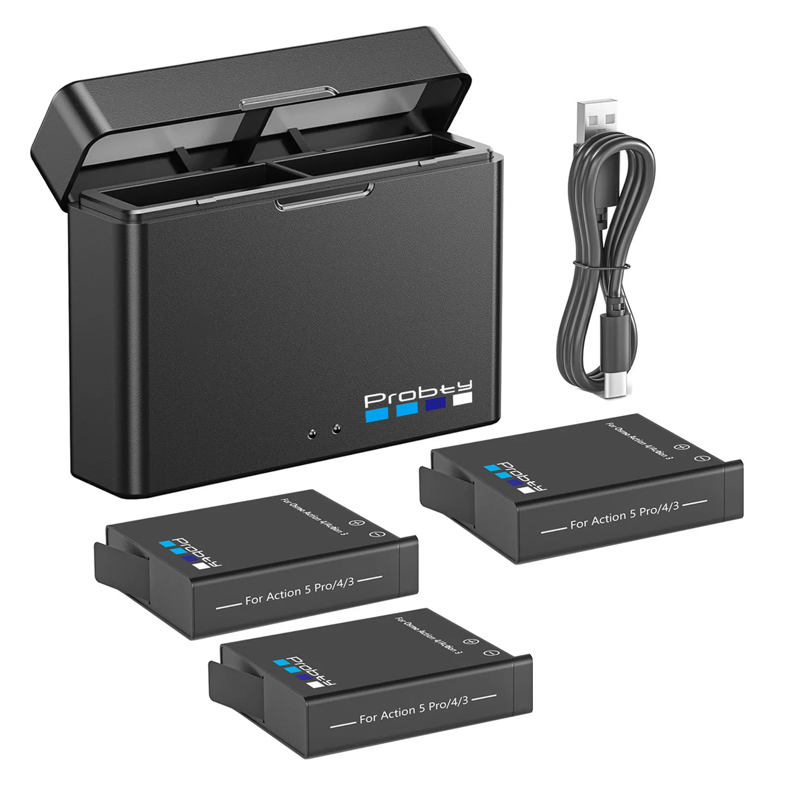Voor DJI Osmo Action 6 Action 5 Pro/4 Camera Batterij 2200mAh Batterijen En Oplader Voor DJI Osmo Action 4/3 Osmo 360 Batterij