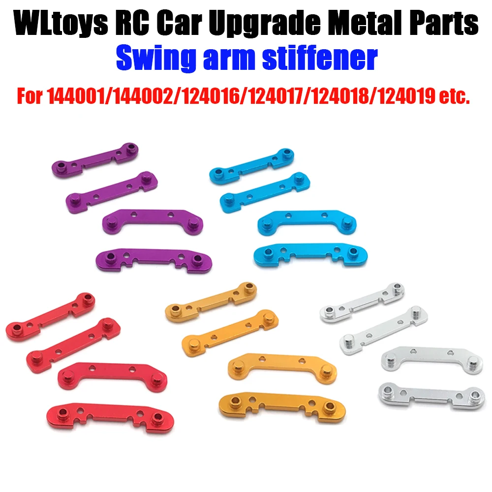 

Wltoys 144002-01 124016-17-18 124019 Remote Control Vehicle Upgrade Swing Arm Stiffener Group (281)