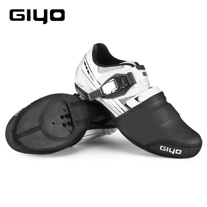 GIYO Cycling Shoes Covers Waterproof Winter Warmers Half Toe Shoe Cover for Mtb Road Shoes Reflective Sneakers Cycling Overshoes